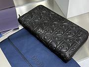 Kitlife Dior Gravity Long Zipper Wallet Black 19.8x11x2.5cm  - 6