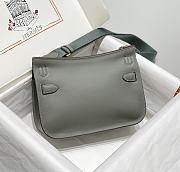 Kitlife Hermes Jypsiere Mini Bag Grey Swift Leather Gold Hardware 23x17x5cm - 6