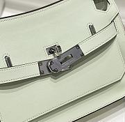 Kitlife Hermes Jypsiere Mini Bag Light Swift Leather Silver Hardware 23x17x5cm - 2