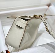 Kitlife Hermes Jypsiere Mini Bag White Swift Leather Gold / Silver Hardware 23x17x5cm - 4