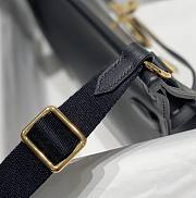 Kitlife Hermes Jypsiere Mini Bag Black Swift Leather Gold / Silver Hardware 23x17x5cm - 4
