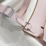 Kitlife Hermes Jypsiere Mini Bag Pink Swift Leather Silver Hardware 23x17x5cm - 3