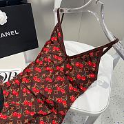 Kitlife Louis Vuitton Cherry Brown Swimsuit - 5