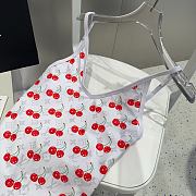 Kitlife Louis Vuitton Cherry White Swimsuit - 4