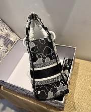 Kitlife Dior Lady D-Lite Black Bag  24x20x11cm - 2