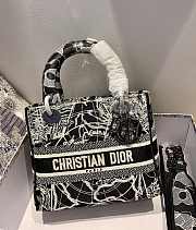 Kitlife Dior Lady D-Lite Black Bag  24x20x11cm - 1