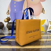 Kitlife Louis Vuitton Mini Shopper Tote Bag Saffron Yellow M15237 20x10x26cm - 5