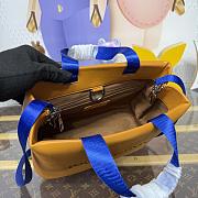 Kitlife Louis Vuitton Mini Shopper Tote Bag Saffron Yellow M15237 20x10x26cm - 4