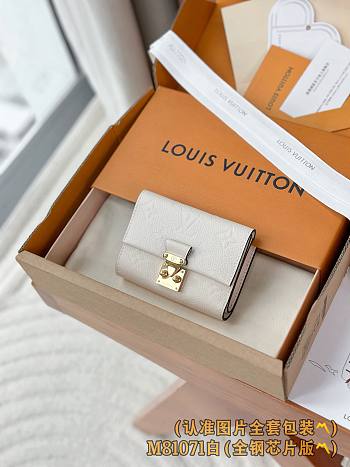 Kitlife Louis Vuitton Métis Compact Wallet Cream M81071 11.5x8.5x4cm