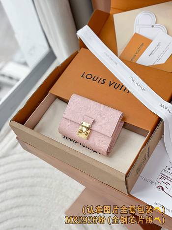 Kitlife Louis Vuitton Métis Compact Wallet Pink M82926 11.5x8.5x4cm