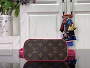Kitlife Louis Vuitton Nano Alma Bag Brown and Pink M82717 18x12x8cm - 4