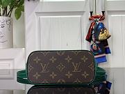 Kitlife Louis Vuitton Nano Alma Bag Brown and Green M82717 18x12x8cm - 5