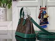 Kitlife Louis Vuitton Nano Alma Bag Brown and Green M82717 18x12x8cm - 4