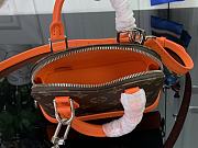 Kitlife Louis Vuitton Nano Alma Bag Brown and Orange M82717 18x12x8cm - 5