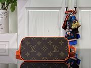Kitlife Louis Vuitton Nano Alma Bag Brown and Orange M82717 18x12x8cm - 3