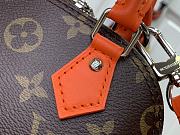 Kitlife Louis Vuitton Nano Alma Bag Brown and Orange M82717 18x12x8cm - 2