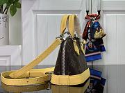 Kitlife Louis Vuitton Nano Alma Bag Brown and Yellow M82717 18x12x8cm - 3