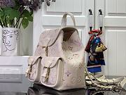 Kitlife Louis Vuitton Backup Backpack White and Gradient M15113 22x14x20cm  - 5