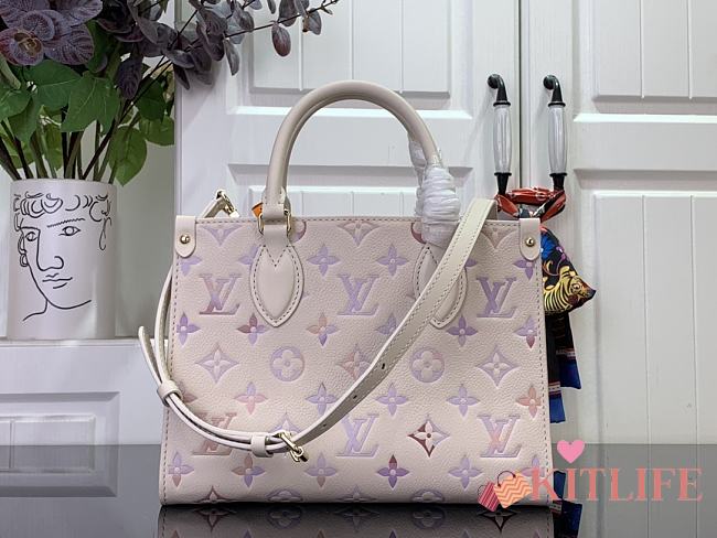 Kitlife Louis Vuitton OnTheGo PM Bag White and Gradient M25770 19x11.5x25cm - 1