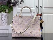 Kitlife Louis Vuitton OnTheGo PM Bag White and Gradient M25770 19x11.5x25cm - 1