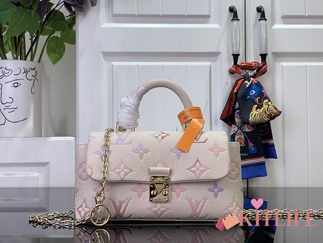 Kitlife Louis Vuitton Nano Madeleine Bag White and Gradient M25596 12.5x6x21cm - 1
