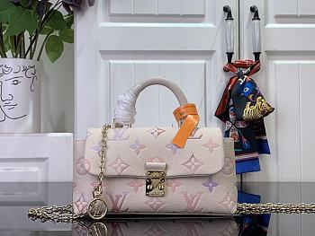 Kitlife Louis Vuitton Nano Madeleine Bag White and Gradient M25596 12.5x6x21cm