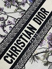 Kitlife Dior Lady Pivoine Embroidery In Multicolor Bag 24x11x20cm - 2