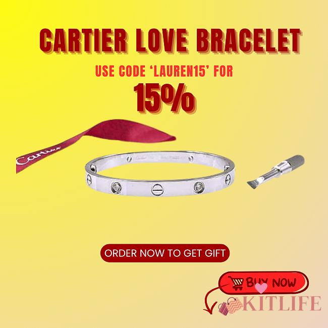 Kitlife Cartier Love Bracelets - 6.1 mm - gold/silver/gold rose  - 1