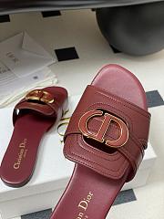 Kitlife Dior 30 Montaigne Slides Burgundy - 2