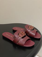 Kitlife Dior 30 Montaigne Slides Burgundy - 3