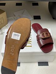 Kitlife Dior 30 Montaigne Slides Burgundy - 5
