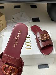 Kitlife Dior 30 Montaigne Slides Burgundy - 6