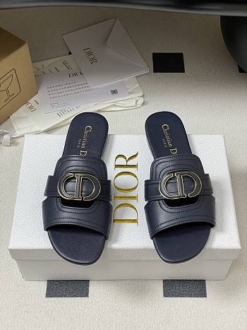 Kitlife Dior 30 Montaigne Slides Dark Blue