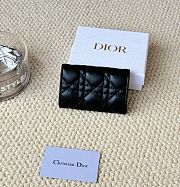 Kitlife Dior My Dior Glycine Wallet Black Cannage Lambskin 11x7.5x2.5cm - 6