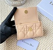 Kitlife Dior My Dior Glycine Wallet Beige Cannage Lambskin 11x7.5x2.5cm - 5