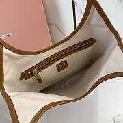 Kitlife Miu Miu Tote Bag Brown Suede Corduroy 5BG231 35x40cm - 6