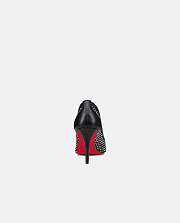  Kitlife Christian Louboutin Apostropha Black Mesh High Heels 80mm - 5