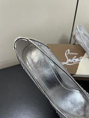 Kitlife Christian Louboutin x MM6 Maison Margiela 25 Crystal High Heels Silver 65mm - 2