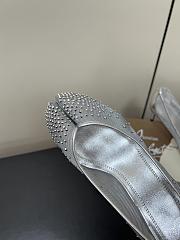 Kitlife Christian Louboutin x MM6 Maison Margiela 25 Crystal High Heels Silver 65mm - 4