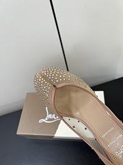 Kitlife Christian Louboutin x MM6 Maison Margiela 25 Crystal High Heels Beige 65mm - 6
