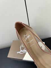 Kitlife Christian Louboutin x MM6 Maison Margiela 25 Crystal High Heels Beige 65mm - 2