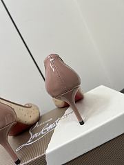 Kitlife Christian Louboutin x MM6 Maison Margiela 25 Crystal High Heels Beige 65mm - 4