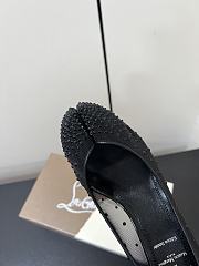 Kitlife Christian Louboutin x MM6 Maison Margiela 25 Crystal High Heels Black 65mm - 2