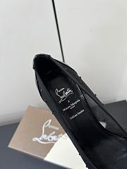 Kitlife Christian Louboutin x MM6 Maison Margiela 25 Crystal High Heels Black 65mm - 5