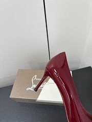 Kitlife Christian Louboutin x MM6 Maison Margiela 25 Red Patent Leather High Heels 65mm - 5
