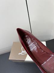 Kitlife Christian Louboutin x MM6 Maison Margiela 25 Red Patent Leather High Heels 65mm - 2