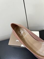Kitlife Christian Louboutin x MM6 Maison Margiela 25 Beige Patent Leather High Heels 65mm - 2