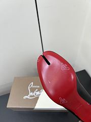 Kitlife Christian Louboutin x MM6 Maison Margiela 25 Black Patent Leather High Heels 65mm - 6