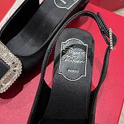 Kitlife Roger Vivier Belle Vivier Slingback Pumps Black 45mm - 4