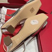 Kitlife Roger Vivier Belle Vivier Slingback Pumps Silver 45mm - 5